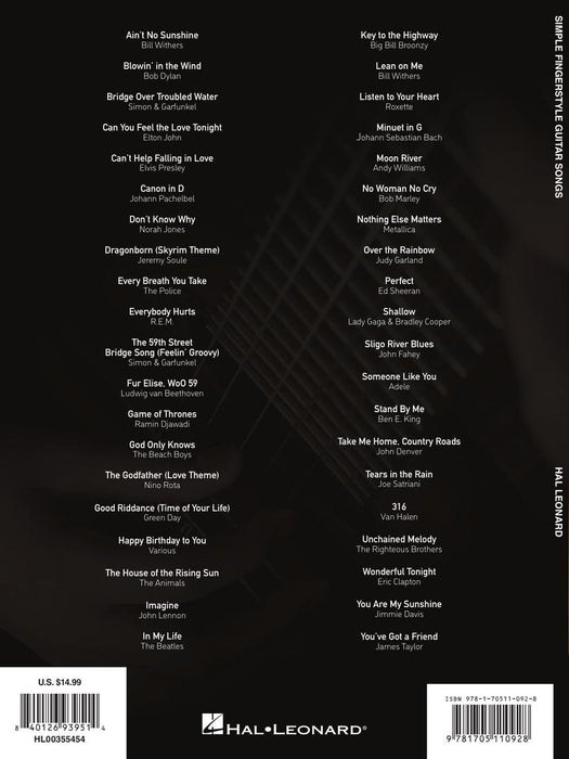 Simple Fingerstyle Guitar Songs 吉他 歌 | 小雅音樂 Hsiaoya Music