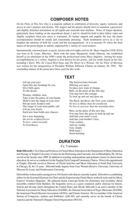 On the Pulse of This New Day | 小雅音樂 Hsiaoya Music