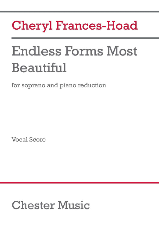Endless Forms Most Beautiful for Soprano and String Quartet Vocal Score 弦樂四重奏 | 小雅音樂 Hsiaoya Music