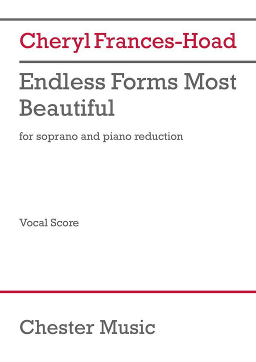 Endless Forms Most Beautiful for Soprano and String Quartet Vocal Score 弦樂四重奏 | 小雅音樂 Hsiaoya Music