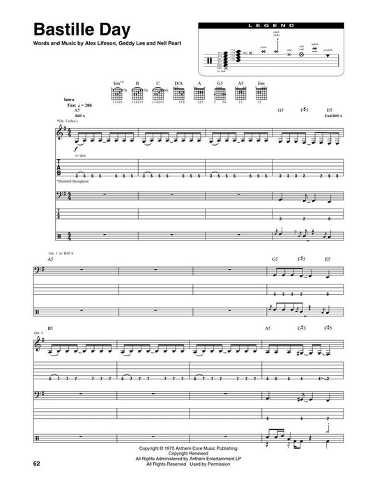 Rush - The Complete Scores Deluxe Hardcover Book with Protective Slip Case 總譜 | 小雅音樂 Hsiaoya Music