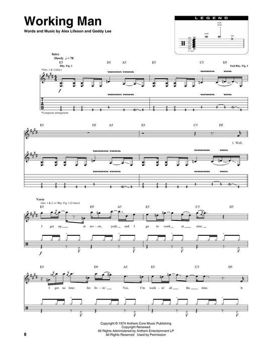 Rush - The Complete Scores Deluxe Hardcover Book with Protective Slip Case 總譜 | 小雅音樂 Hsiaoya Music