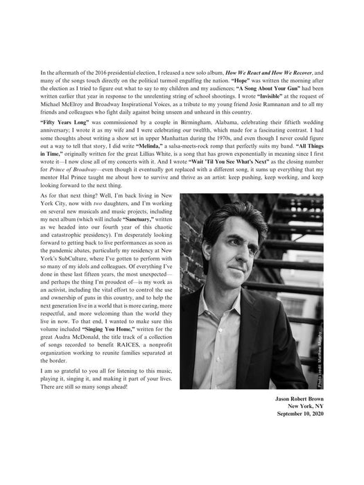 Jason Robert Brown Collection - Volume 2 24 Selections from Shows and Albums | 小雅音樂 Hsiaoya Music