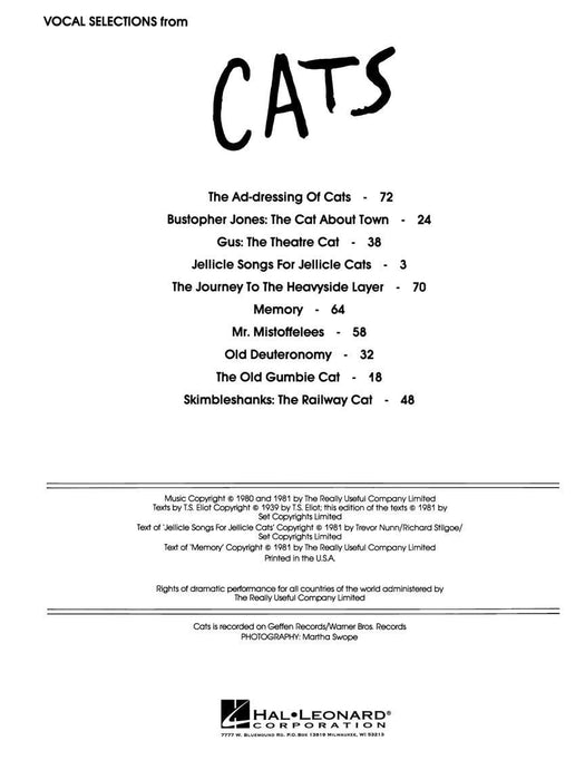 Cats Vocal Selections | 小雅音樂 Hsiaoya Music