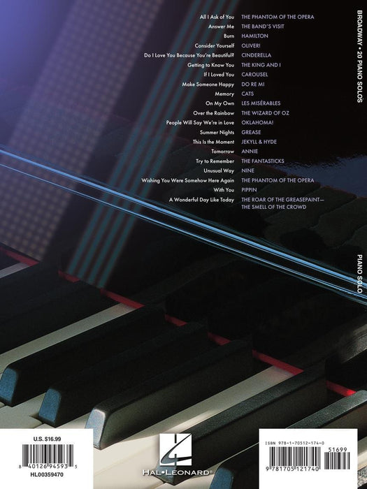 Broadway - 20 Piano Solos 3rd Edition 百老匯 鋼琴 獨奏 | 小雅音樂 Hsiaoya Music