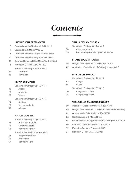 Intermediate Classical Era Favorites The Classical Piano Sheet Music Series 古典 古典鋼琴 | 小雅音樂 Hsiaoya Music