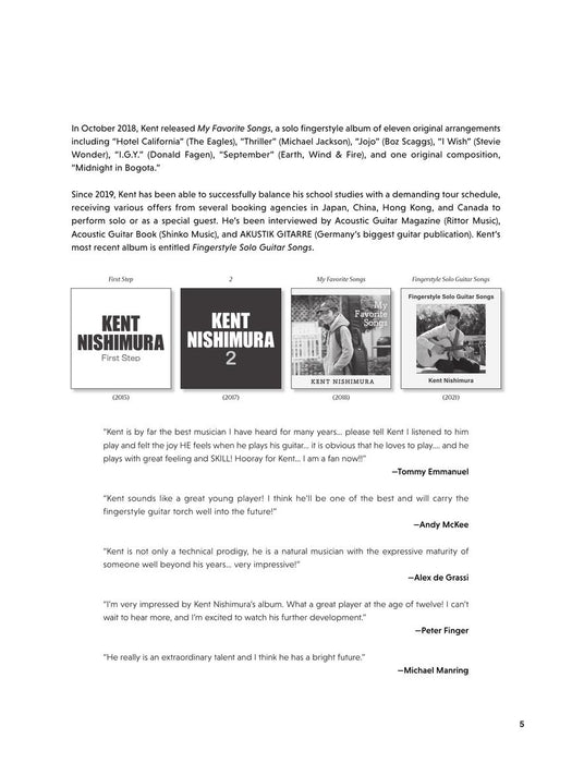 Kent Nishimura's Fingerstyle Solo Guitar Songs 吉他 歌 | 小雅音樂 Hsiaoya Music