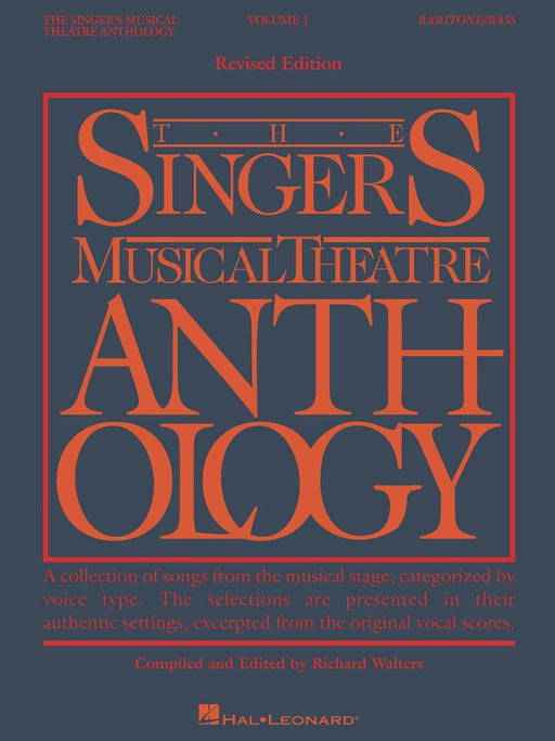 The Singer's Musical Theatre Anthology - Volume 1, Revised Baritone/Bass Book Only | 小雅音樂 Hsiaoya Music