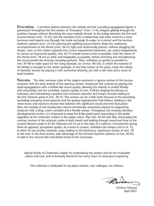 Five Summer Pieces Romantic Tone Poems for Piano Solo Late Intermediate to Advanced Level 小品 鋼琴 獨奏 | 小雅音樂 Hsiaoya Music