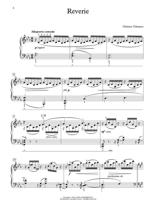 Five Summer Pieces Romantic Tone Poems for Piano Solo Late Intermediate to Advanced Level 小品 鋼琴 獨奏 | 小雅音樂 Hsiaoya Music