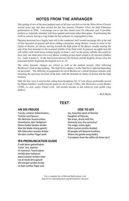 Joy! Richard Bjella Choral Series 合唱 | 小雅音樂 Hsiaoya Music