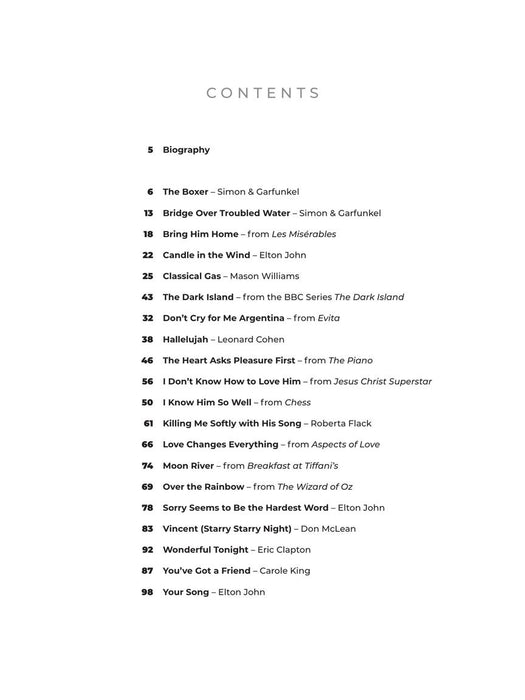 Classical Guitar Music for the Solo Performer 20 Popular Songs Superbly Arranged in Standard Notation and Tab 吉他 古典 歌 | 小雅音樂 Hsiaoya Music