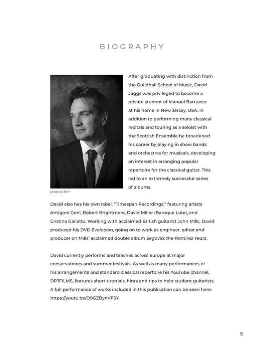 Classical Guitar Music for the Solo Performer 20 Popular Songs Superbly Arranged in Standard Notation and Tab 吉他 古典 歌 | 小雅音樂 Hsiaoya Music