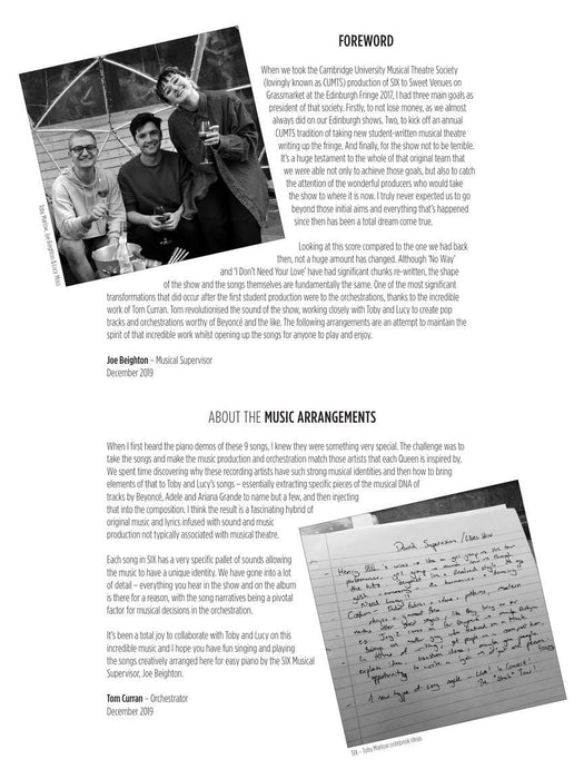 Six: The Musical Easy Piano Selections 鋼琴 | 小雅音樂 Hsiaoya Music