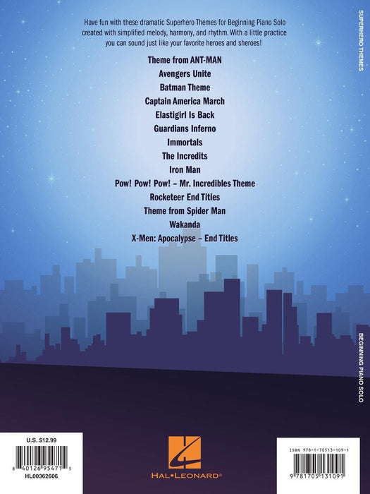 Superhero Themes 14 Heroic Melodies Arranged for Beginners | 小雅音樂 Hsiaoya Music