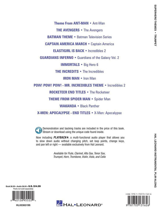 Superhero Themes Instrumental Play-Along for Trumpet 小號 | 小雅音樂 Hsiaoya Music