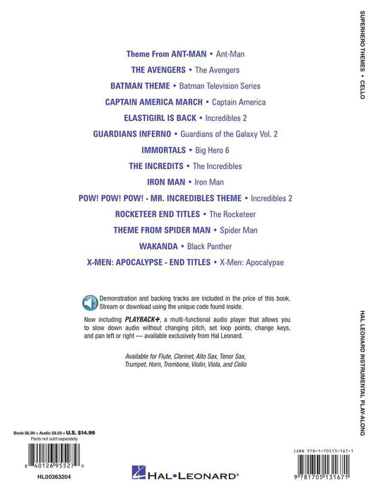 Superhero Themes Instrumental Play-Along for Cello 大提琴 | 小雅音樂 Hsiaoya Music