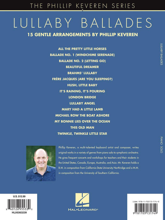 Lullaby Ballades 15 Gentle Arrangements by Phillip Keveren 鋼琴 搖籃曲 改編 敘事曲 | 小雅音樂 Hsiaoya Music