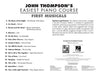 First Musicals John Thompson's Easiest Piano Course 鋼琴 | 小雅音樂 Hsiaoya Music