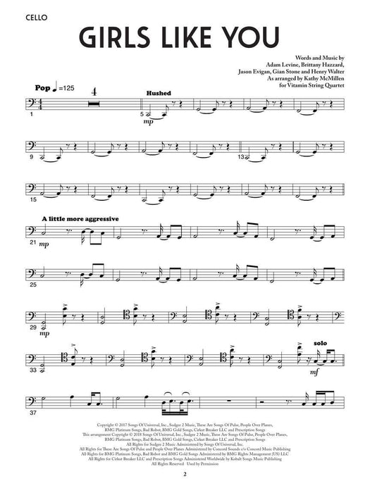 Girls Like You - featured in the Netflix series Bridgerton for String Quartet 弦樂四重奏 | 小雅音樂 Hsiaoya Music