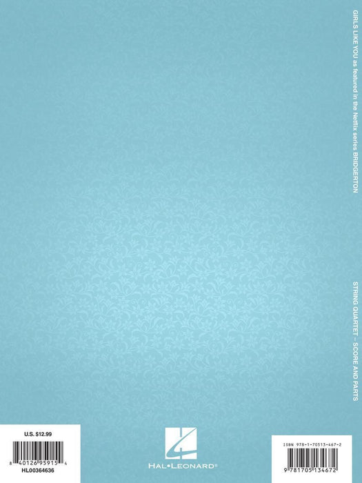 Girls Like You - featured in the Netflix series Bridgerton for String Quartet 弦樂四重奏 | 小雅音樂 Hsiaoya Music