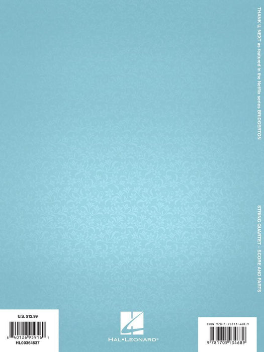 Thank U, Next - featured in the Netflix Series Bridgerton for String Quartet 弦樂四重奏 | 小雅音樂 Hsiaoya Music