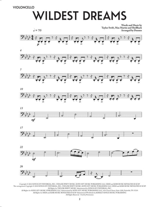 Wildest Dreams - featured in the Netflix series Bridgerton for String Quartet 弦樂四重奏 | 小雅音樂 Hsiaoya Music