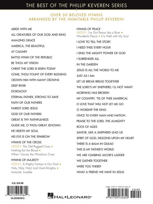 The Essential Hymn Anthology The Best of the Phillip Keveren Series 鋼琴 讚美歌 | 小雅音樂 Hsiaoya Music