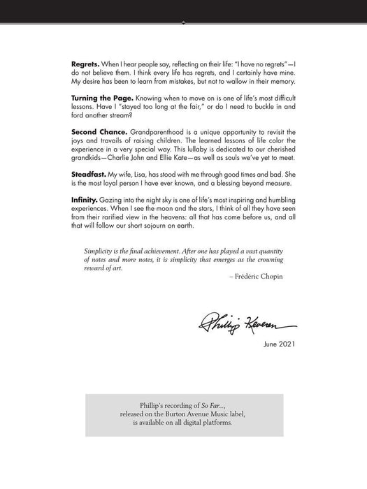 So Far... 12 Introspective Pieces 小品 | 小雅音樂 Hsiaoya Music