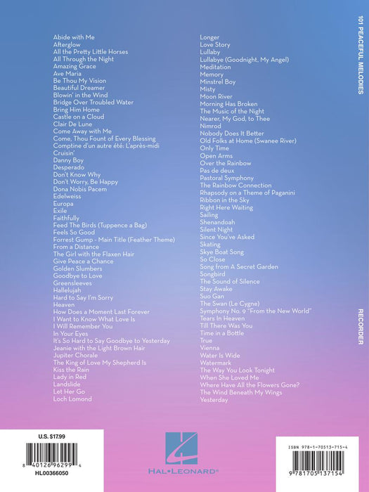 101 Peaceful Melodies for Recorder | 小雅音樂 Hsiaoya Music