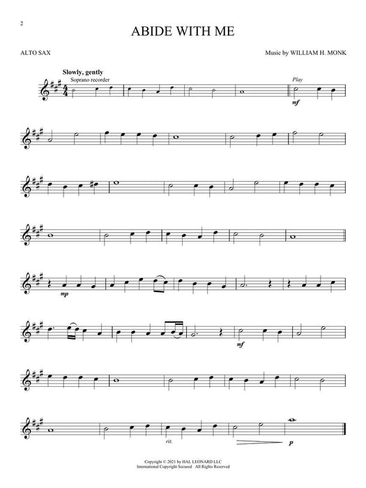 Peaceful Hymns for Alto Sax Instrumental Play-Along 薩氏管 中音薩氏管 讚美歌 | 小雅音樂 Hsiaoya Music
