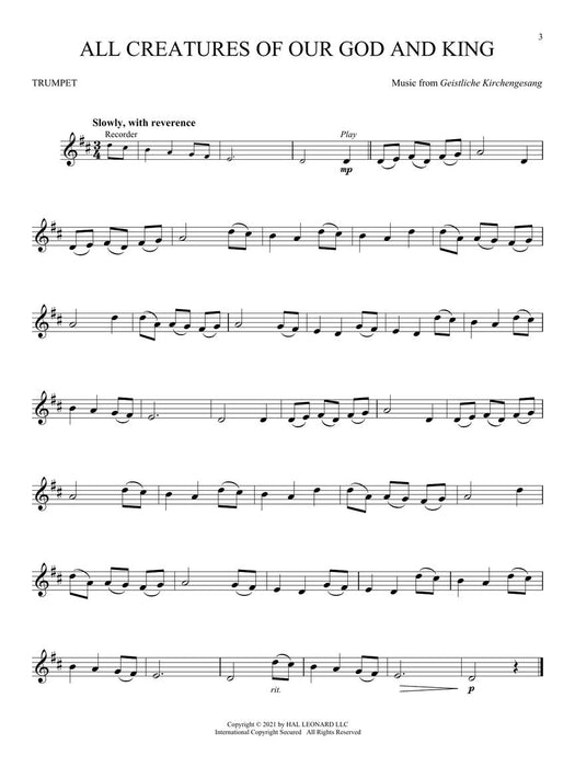 Peaceful Hymns for Trumpet Instrumental Play-Along 小號 讚美歌 | 小雅音樂 Hsiaoya Music