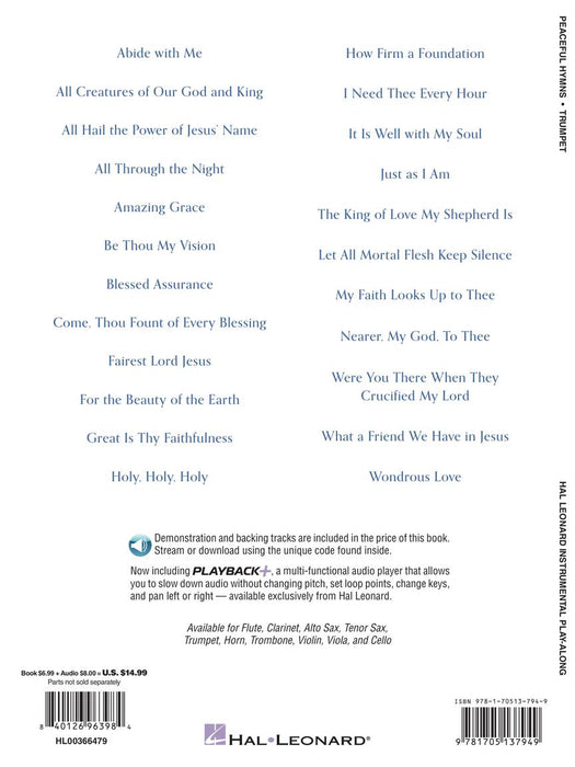 Peaceful Hymns for Trumpet Instrumental Play-Along 小號 讚美歌 | 小雅音樂 Hsiaoya Music