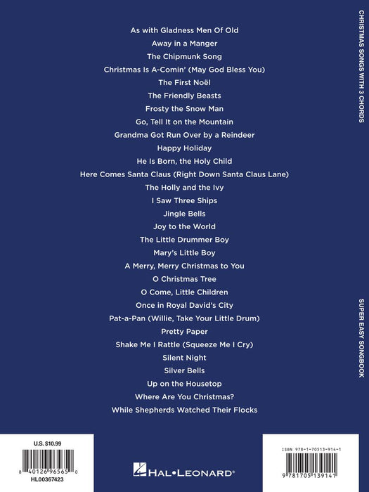 Christmas Songs with 3 Chords Super Easy Songbook 鋼琴 歌 和弦 | 小雅音樂 Hsiaoya Music