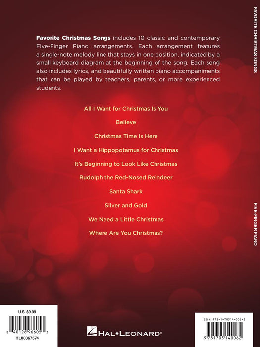 Favorite Christmas Songs for Five-Finger Piano 鋼琴 歌 | 小雅音樂 Hsiaoya Music