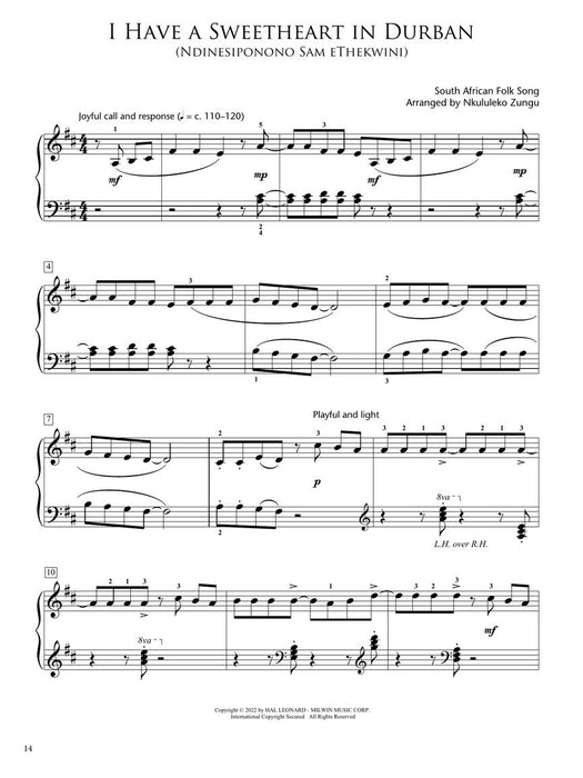 South African Folk Songs Collection 24 Traditional Folk Songs for Intermediate Piano Solo 鋼琴 民謠 | 小雅音樂 Hsiaoya Music