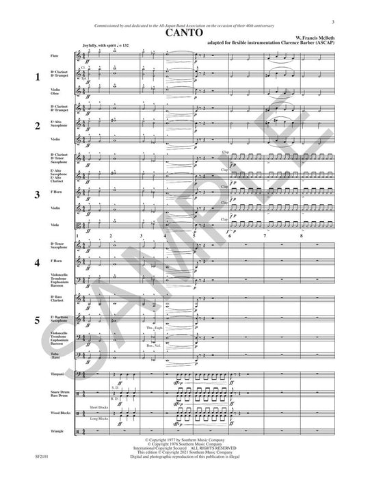 Canto Flex Band Grade 2 Score & Parts 管樂團 套譜 | 小雅音樂 Hsiaoya Music