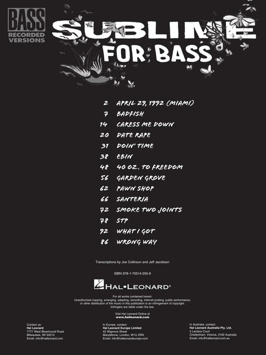 Sublime for Bass | 小雅音樂 Hsiaoya Music