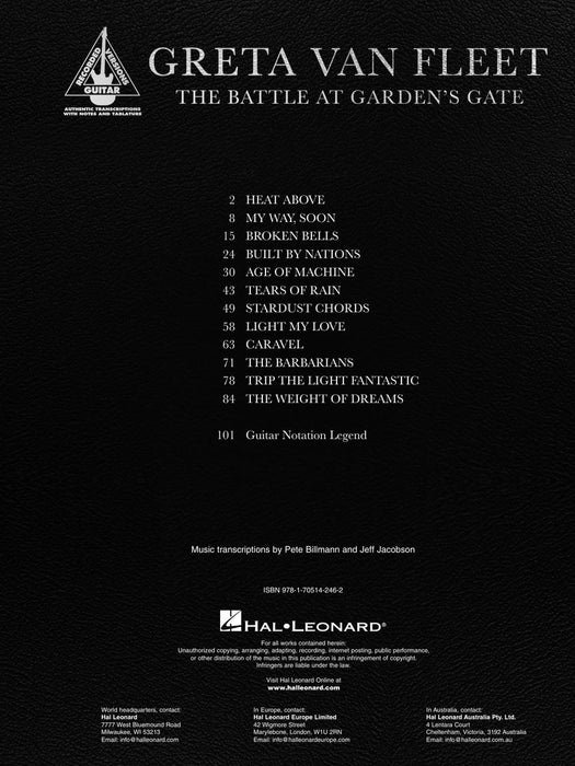 Greta Van Fleet - The Battle at Garden's Gate 吉他 | 小雅音樂 Hsiaoya Music