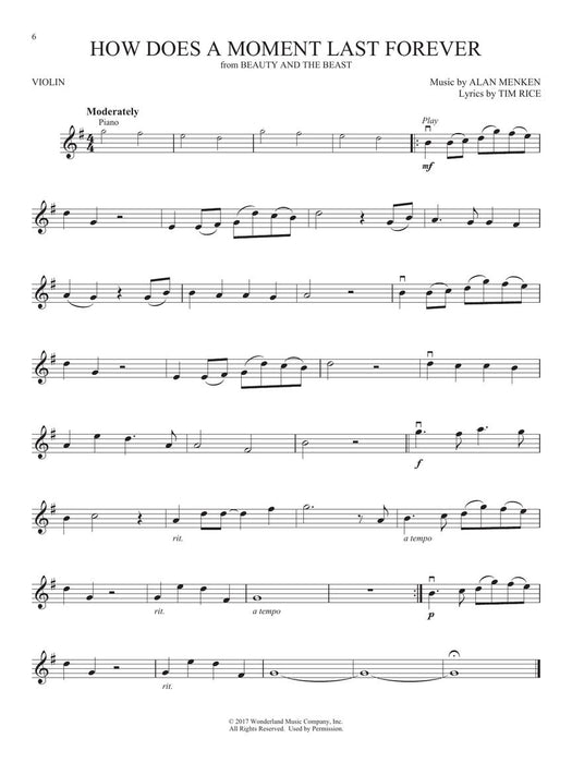 Favorite Disney Songs Instrumental Play-Along for Violin 小提琴 歌 | 小雅音樂 Hsiaoya Music
