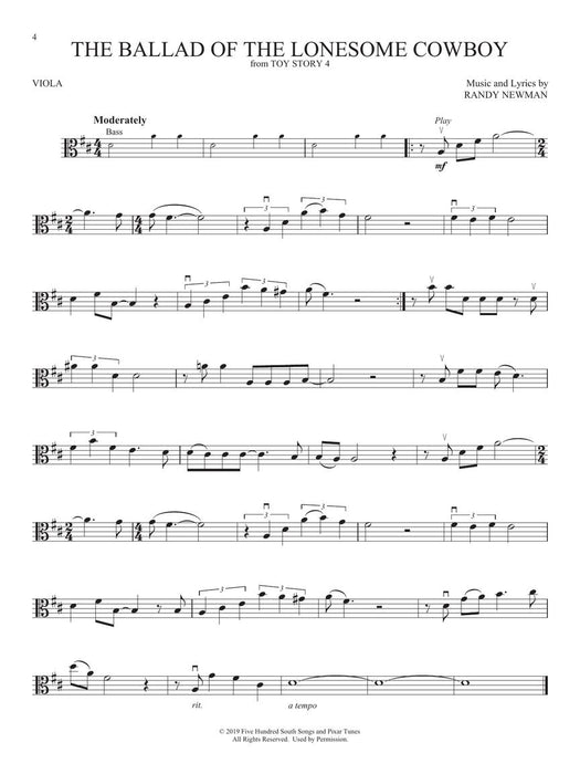 Favorite Disney Songs Instrumental Play-Along for Viola 中提琴 歌 | 小雅音樂 Hsiaoya Music