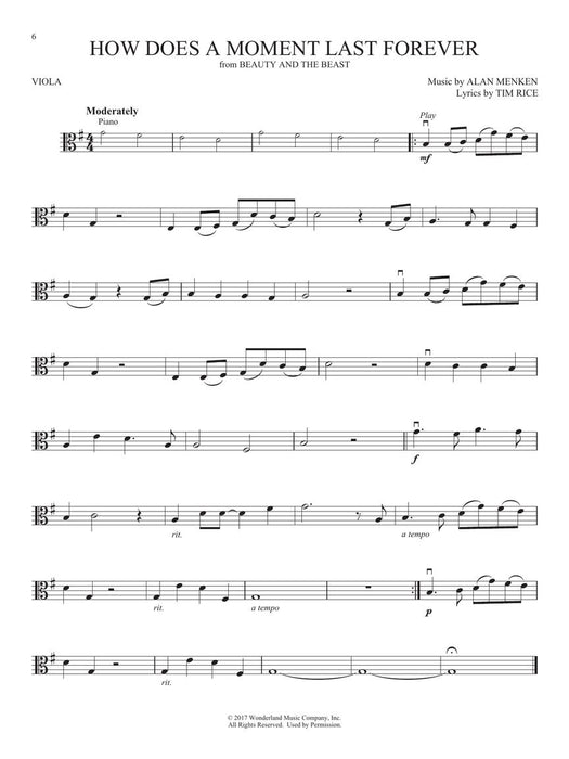Favorite Disney Songs Instrumental Play-Along for Viola 中提琴 歌 | 小雅音樂 Hsiaoya Music