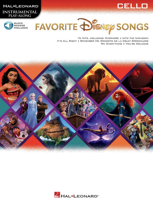 Favorite Disney Songs Instrumental Play-Along for Cello 大提琴 歌 | 小雅音樂 Hsiaoya Music
