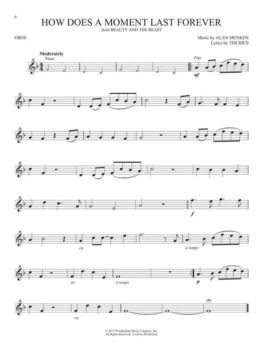 Favorite Disney Songs Instrumental Play-Along for Oboe 雙簧管 歌 | 小雅音樂 Hsiaoya Music