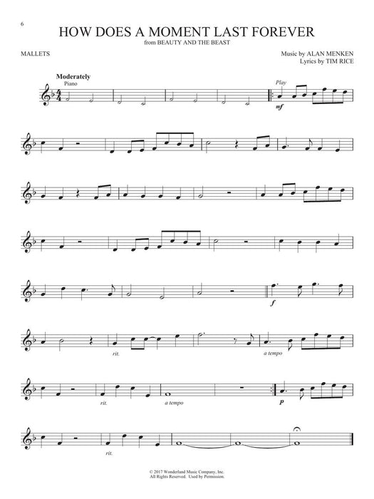 Favorite Disney Songs Instrumental Play-Along for Mallet Percussion 擊樂器 歌 | 小雅音樂 Hsiaoya Music