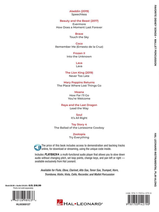 Favorite Disney Songs Instrumental Play-Along for Mallet Percussion 擊樂器 歌 | 小雅音樂 Hsiaoya Music