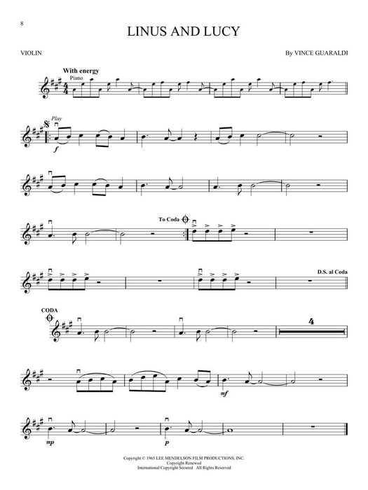 A Charlie Brown Christmas(TM) Violin Book with Online Audio 小提琴 | 小雅音樂 Hsiaoya Music