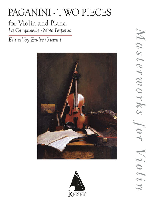 Two Pieces: La Campanella and Moto Perpetu Masterworks for Violin Series for Violin and Piano 帕格尼尼 小提琴 鐘 小提琴鋼琴 | 小雅音樂 Hsiaoya Music