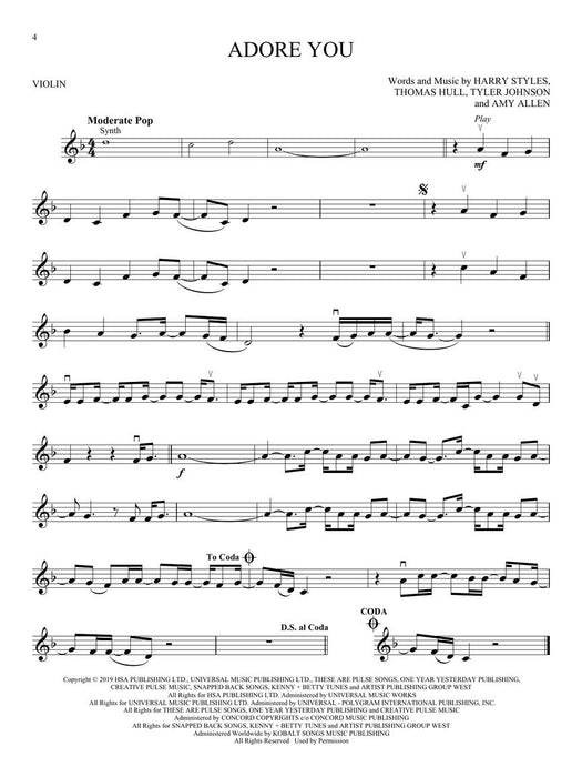 Hit Songs Violin Play-Along 小提琴 歌 | 小雅音樂 Hsiaoya Music