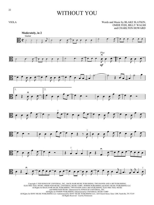 Hit Songs Viola Play-Along 中提琴 歌 | 小雅音樂 Hsiaoya Music